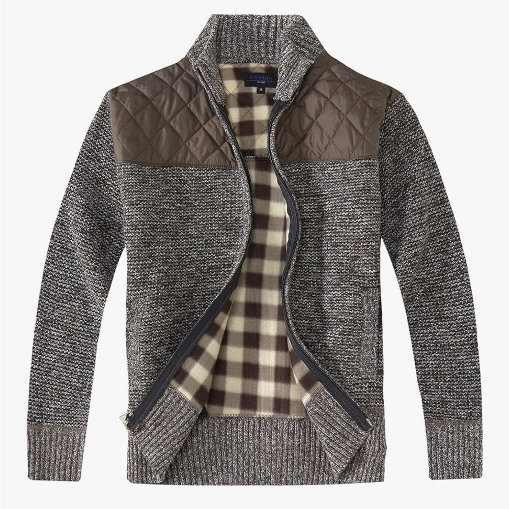Gioberti Boy’s Knit Cardigan Sweater